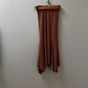 Brown maxi skirt